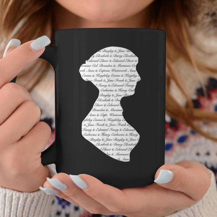 Jane Austen Vintage Quote Literary Book Club Fans T-Shirt Graphic Print Coffee Mug Unique Gifts