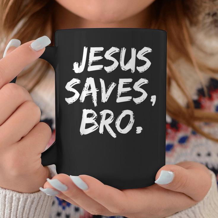 Jesusaves Bro クリスチャン 信者 信仰 神 宗教 コーヒーマグ 面白い贈り物