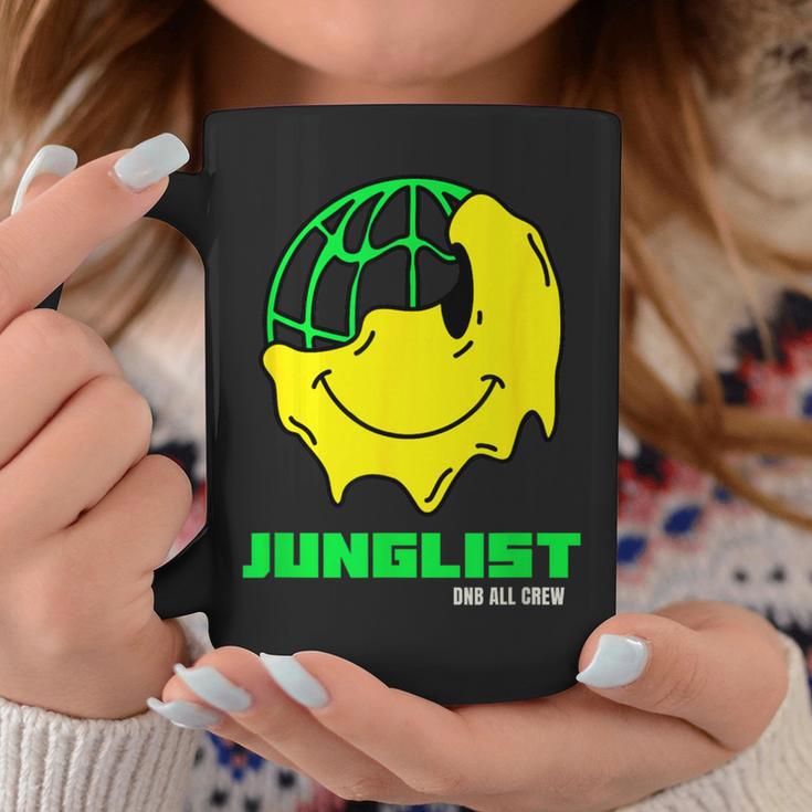 Junglist ドラムとベース Dnb スマイリー コーヒーマグ 面白い贈り物