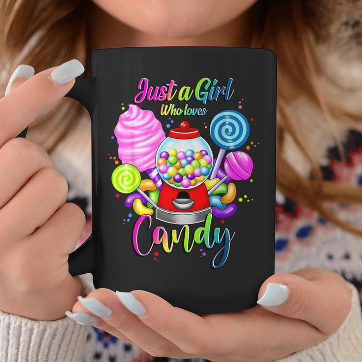 Just A Girl Who Loves Candy、レインボースイーツテスターギフト コーヒーマグ 面白い贈り物
