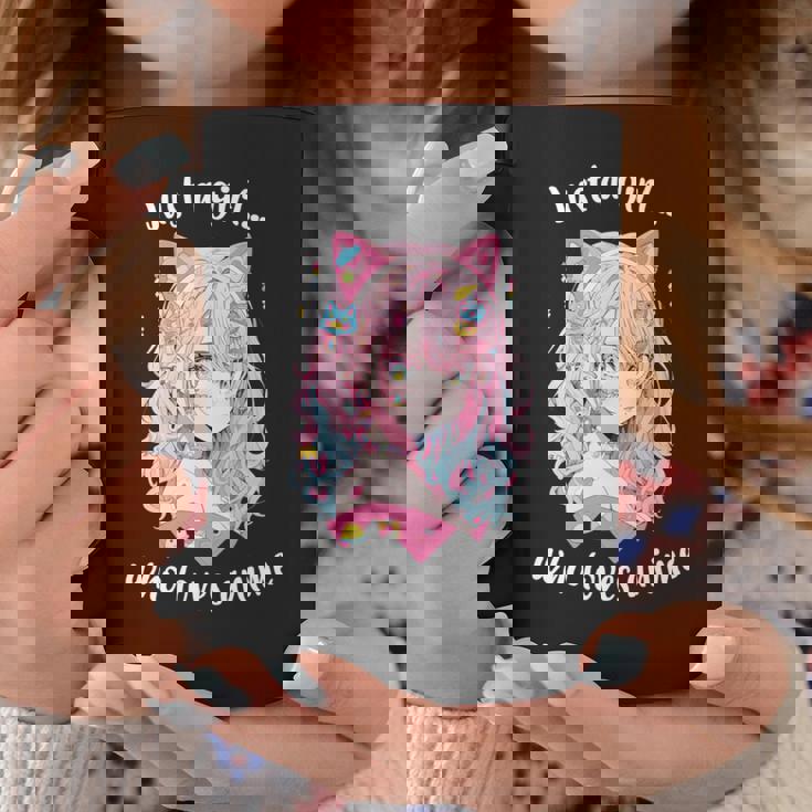 Just A Girl Who Loves アニメ カワイイ漫画 日本語 長袖tシャツ コーヒーマグ 面白い贈り物