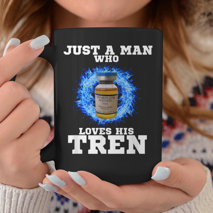 Just A Man Who Loves His Tren コーヒーマグ 面白い贈り物