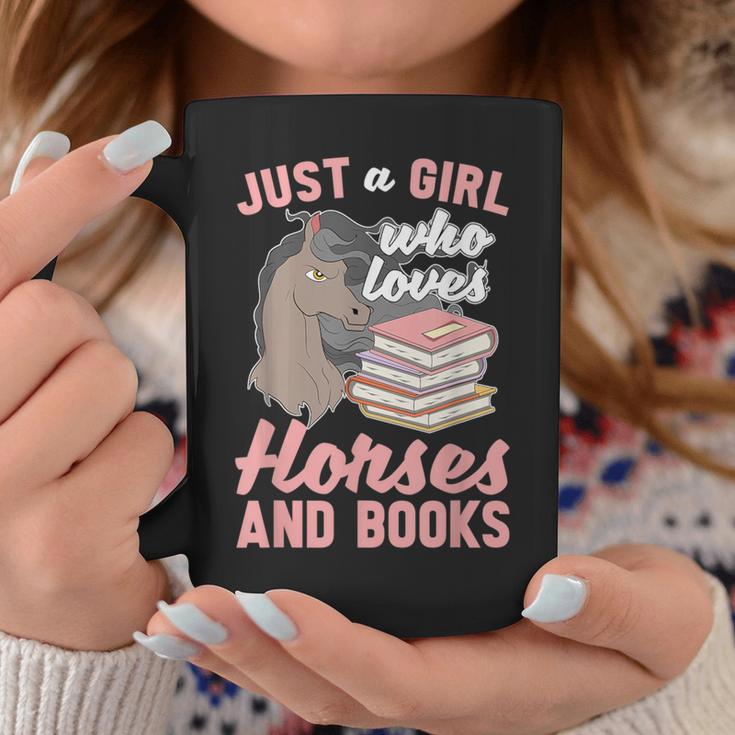 Just A Girl Who Loves Horses And Books Reading Animal Horse Graphic Print Coffee Mug Unique Gifts Just A Girl Who Loves Horses And Books Reading Animal Horse Graphic Print Coffee Mug Unique Gifts