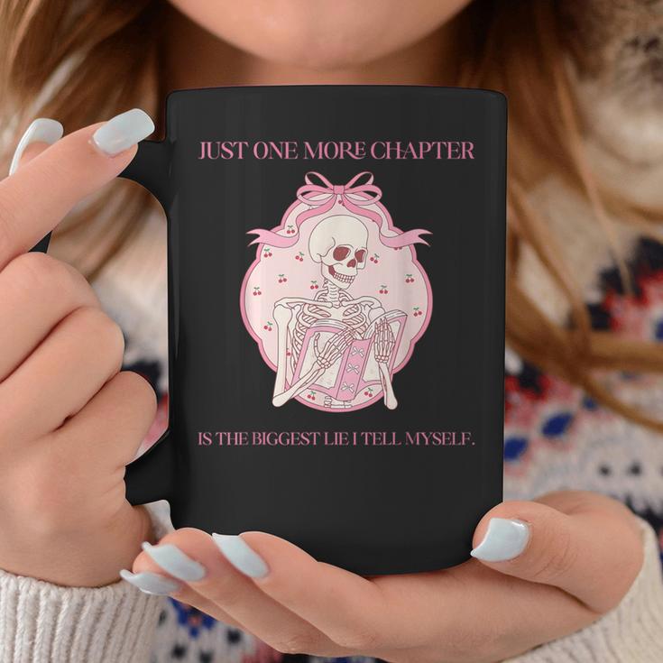 Just One More Chapter Is The Biggest Lie I Tell Myself Book Graphic Print Coffee Mug Unique Gifts
