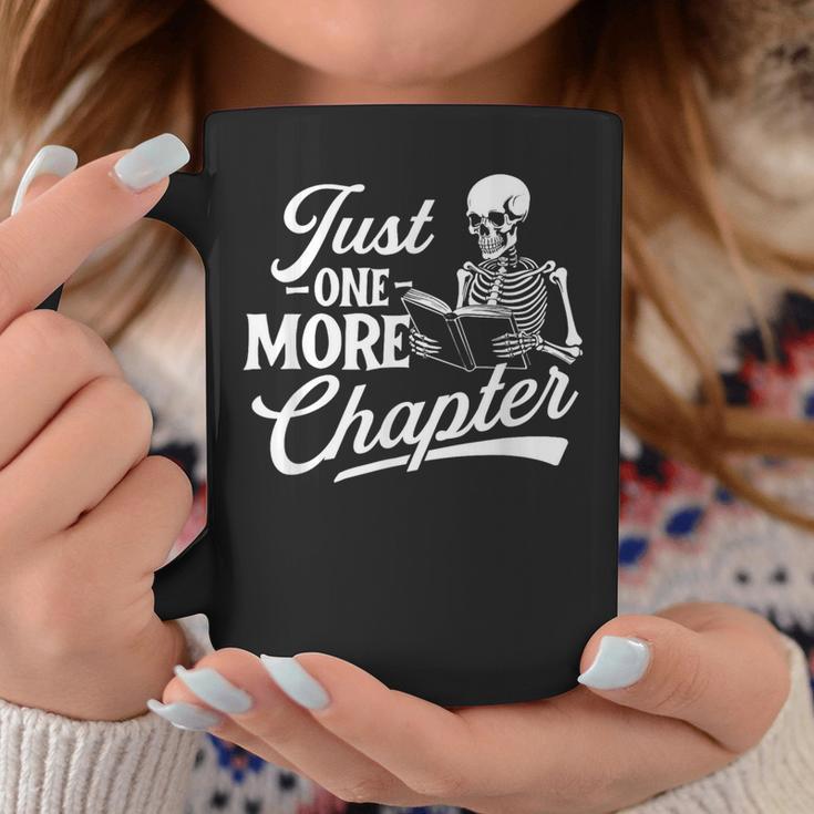 Just One More Chapter Book Lover Reading Bookworm Reader Graphic Print Coffee Mug Unique Gifts