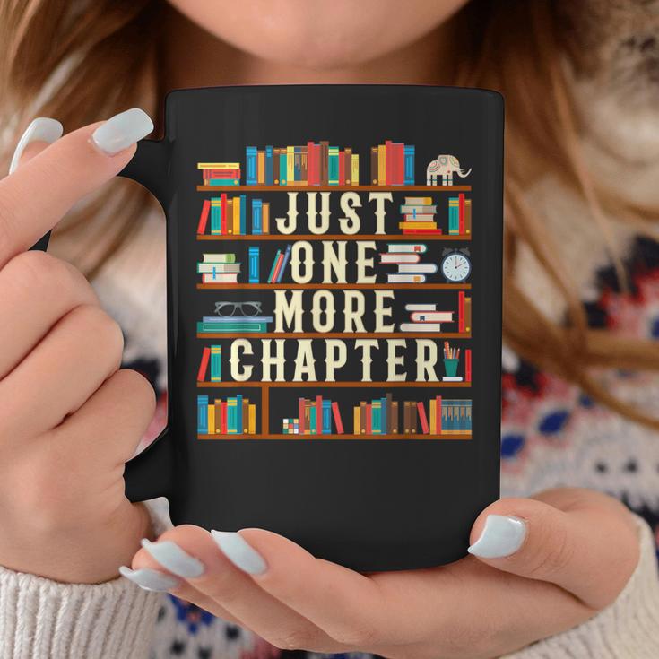 Just One More Chapter Book Reading Lover Bookworm T-Shirt Graphic Print Coffee Mug Unique Gifts