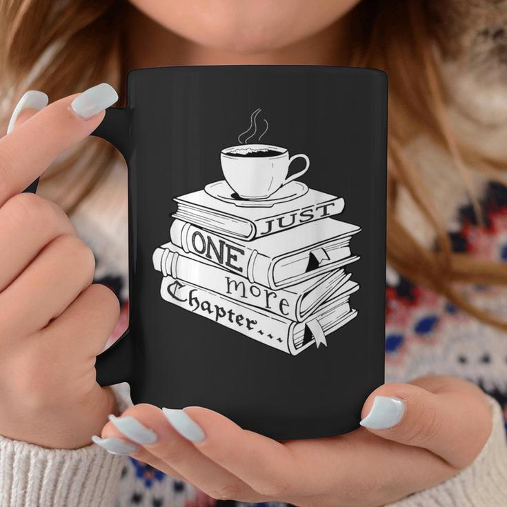Just One More Chapter Book Reading For Book Lovers Graphic Print Coffee Mug Unique Gifts