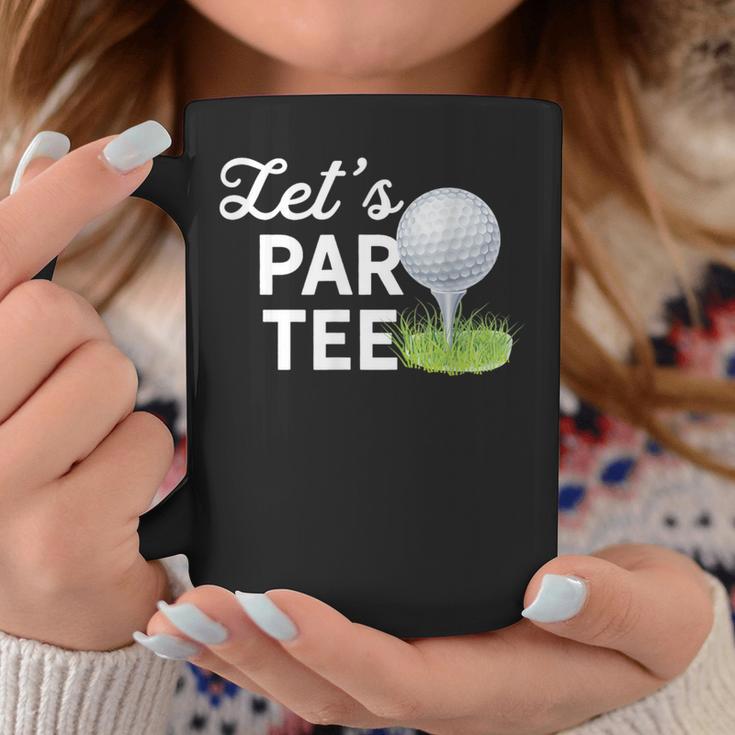 Let's Par ゴルフボール ティーピン付き 面白いゴルフクラブtシャツ コーヒーマグ 面白い贈り物