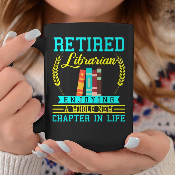 Librarian Retirement Retired Book Coworker Former 2025 Graphic Print Coffee Mug Unique Gifts