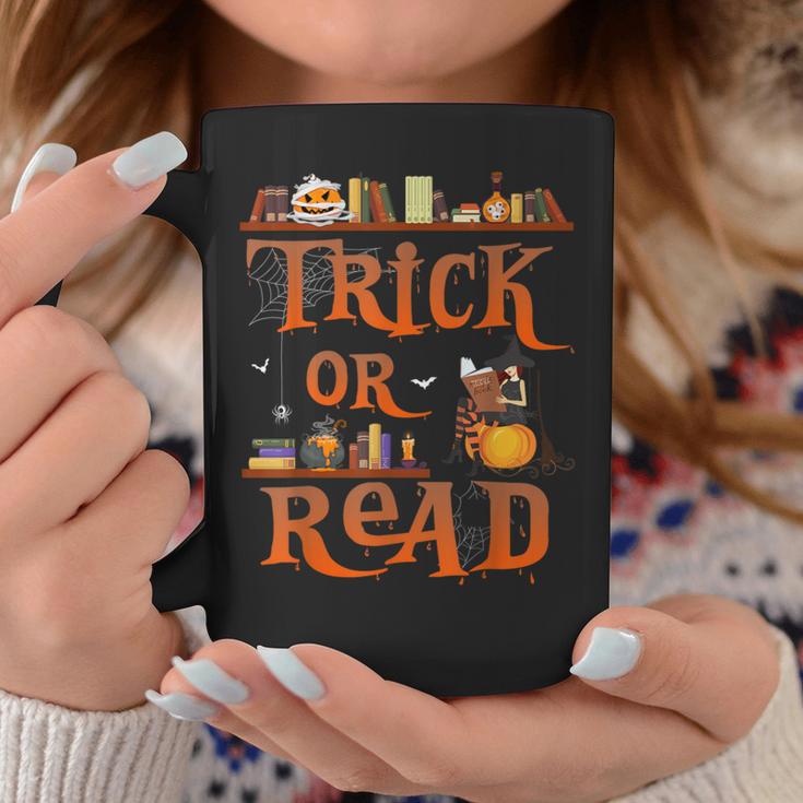 Librarian Trick Or Read Library Event Halloween Book Lovers Graphic Print Coffee Mug Unique Gifts
