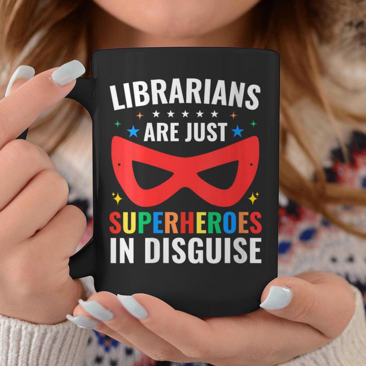Librarians Are Just Superheroes In Disguise Library Book Tee Graphic Print Coffee Mug Unique Gifts