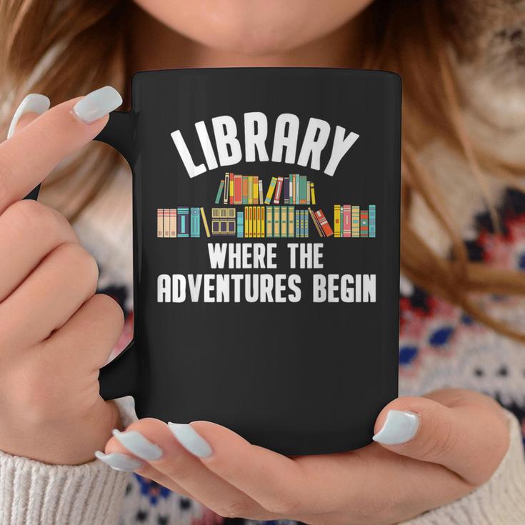 Library Art For Men Women Bookworm Reading Book Lovers Graphic Print Coffee Mug Unique Gifts