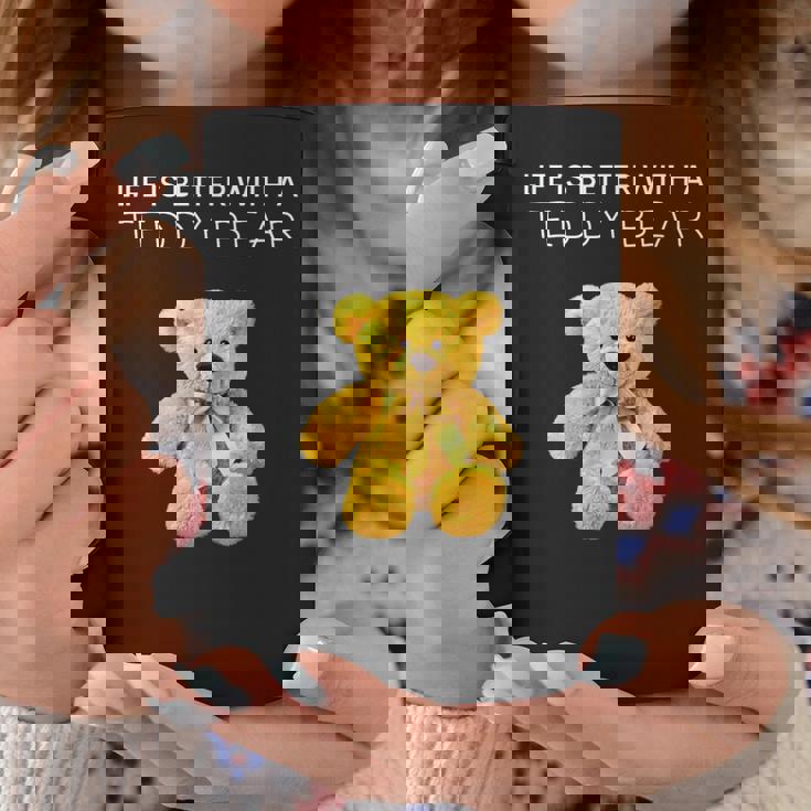 Life Is Better With A Teddy Bear All Life Matters テディベア コーヒーマグ 面白い贈り物