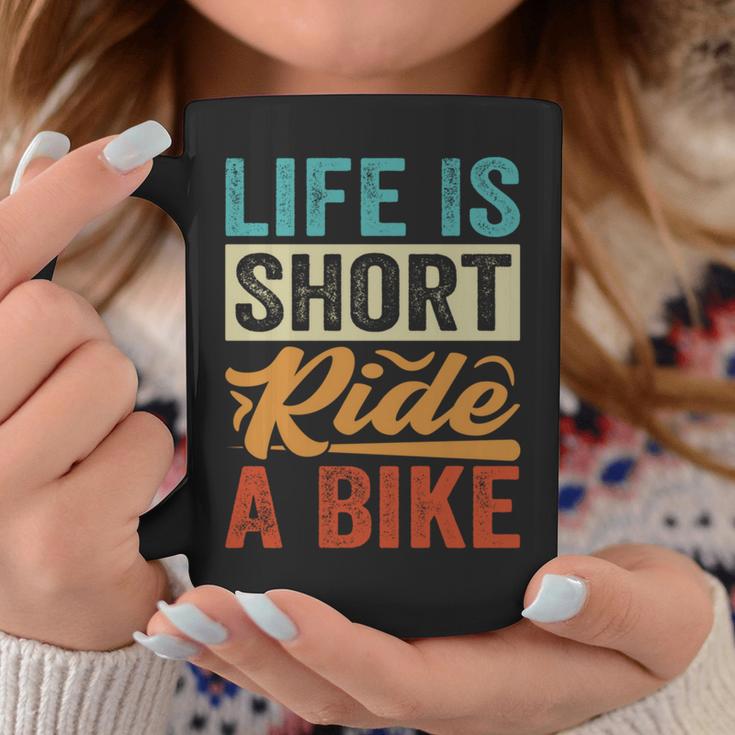 Life Ishort Ride A Bike Motorcycle Rider 長袖tシャツ コーヒーマグ 面白い贈り物