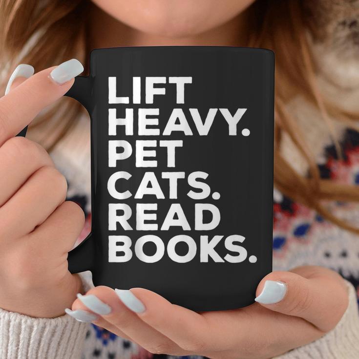 Lift Heavy Pet Cats Read Books Gym Workout Weight Lifter Graphic Print Coffee Mug Unique Gifts Lift Heavy Pet Cats Read Books Gym Workout Weight Lifter Graphic Print Coffee Mug Unique Gifts