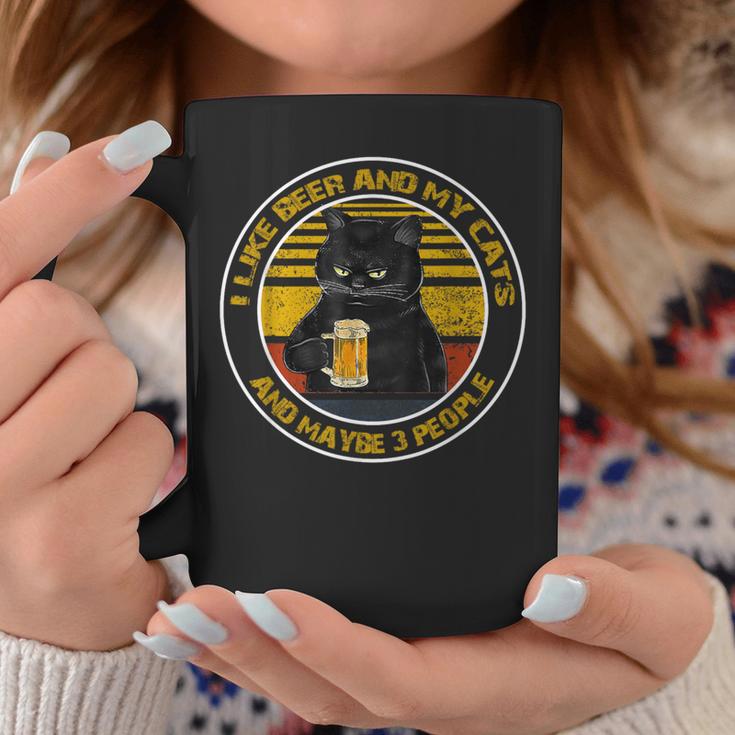 I Like Beer My Cat And Maybe 3人用 デイキャット コーヒーマグ 面白い贈り物