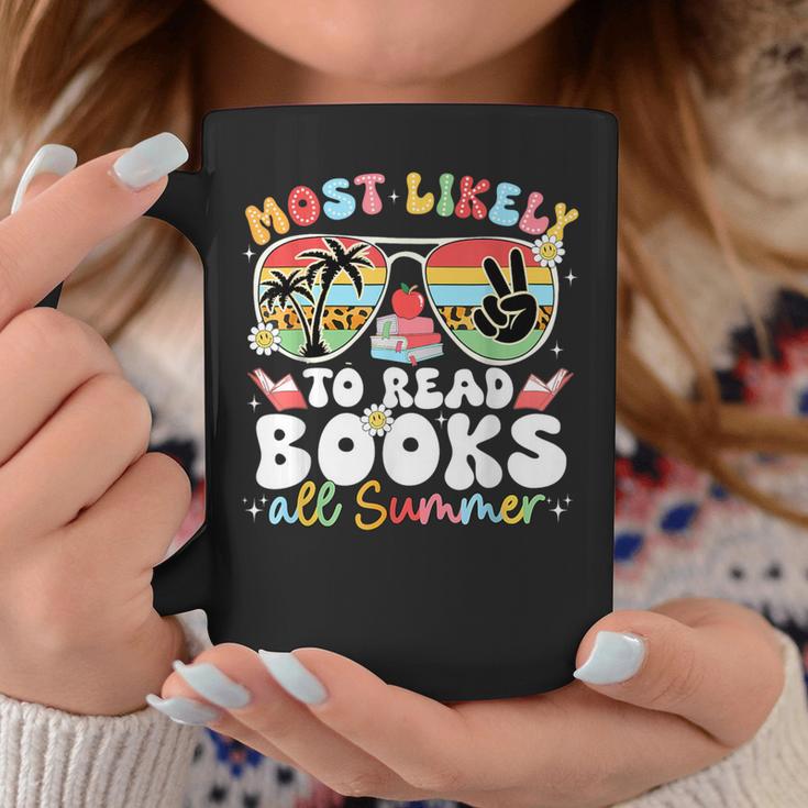 Most Likely To Read Books All Summer Book Lovers Last Day Graphic Print Coffee Mug Unique Gifts