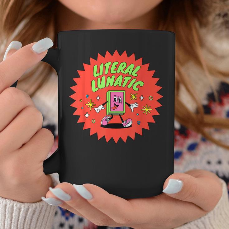Literal Lunatic Book Lovers Library Readers & Teachers Graphic Print Coffee Mug Unique Gifts Literal Lunatic Book Lovers Library Readers & Teachers Graphic Print Coffee Mug Unique Gifts