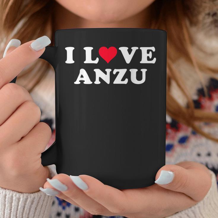 I Love Anzu マッチング 彼女&彼氏 あんず 名前 コーヒーマグ 面白い贈り物