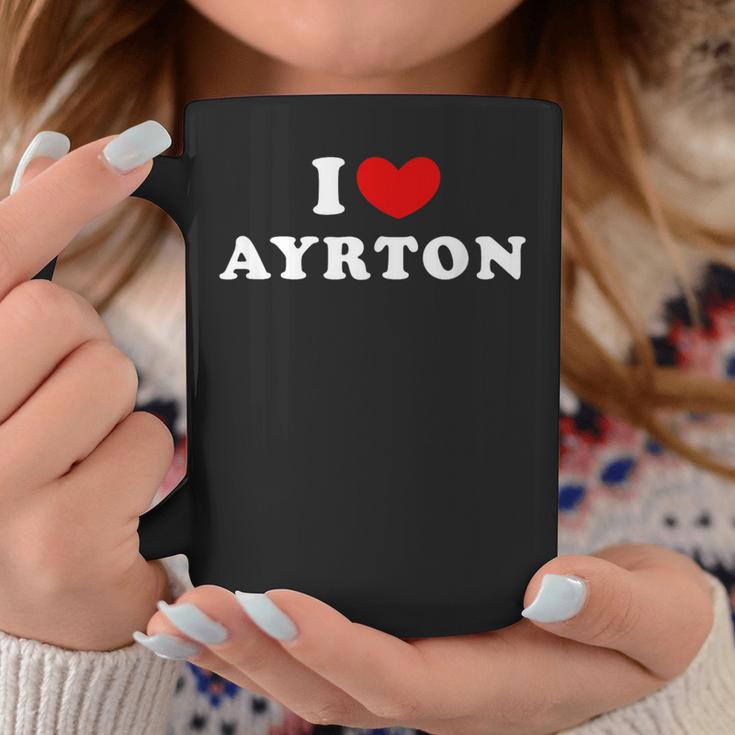 I Love Ayrton 私は愛する Ayrton コーヒーマグ 面白い贈り物