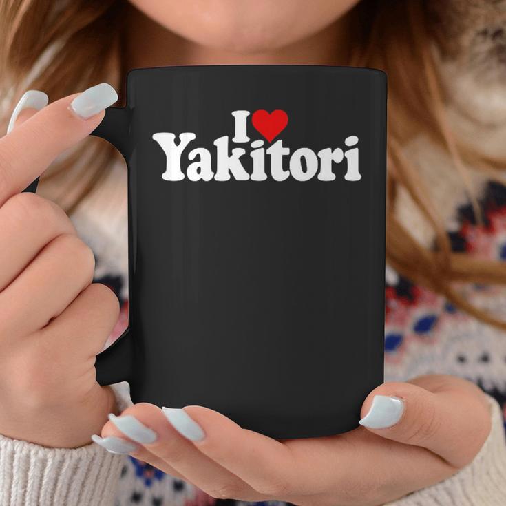 I Love Heart 焼き鳥 日本の鶏串 コーヒーマグ 面白い贈り物