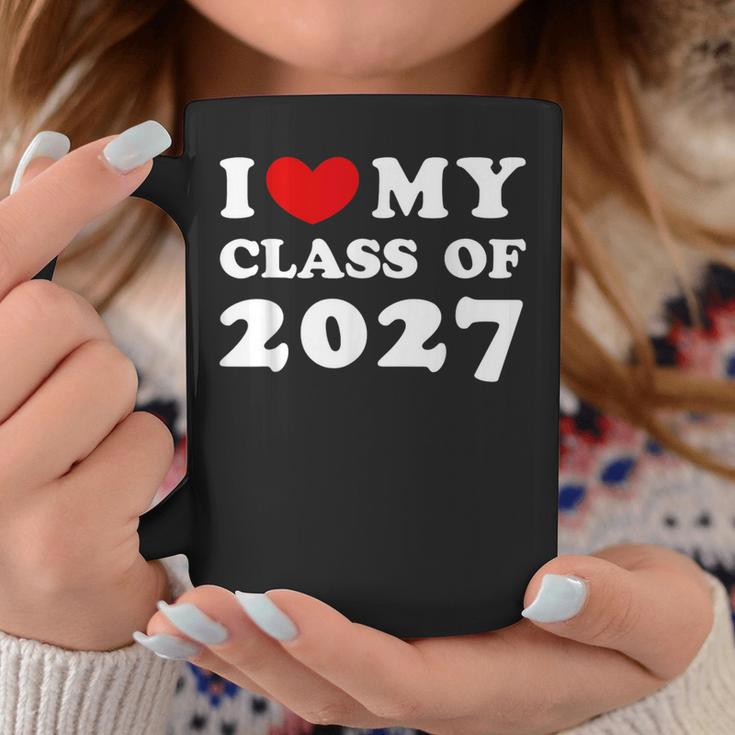 I Love My Class Of 2027 私は2027年のクラスが大好きで、2027年のクラスが好きです コーヒーマグ 面白い贈り物