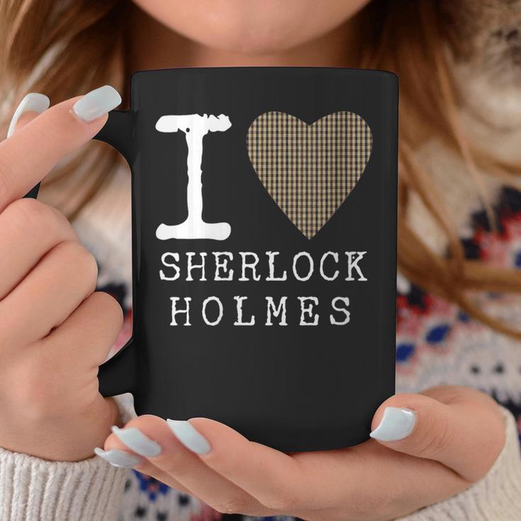 I Love Sherlock Holmes Mystery Books Novelty Graphic Print Coffee Mug Unique Gifts