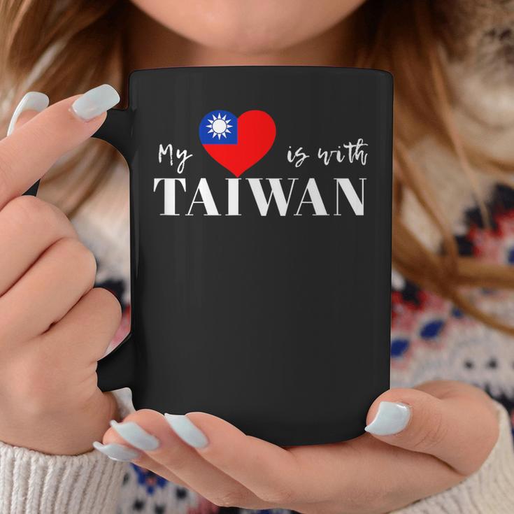 I Love Taiwan Flag Taiwan's Pride Itand With Taiwan Heart コーヒーマグ 面白い贈り物