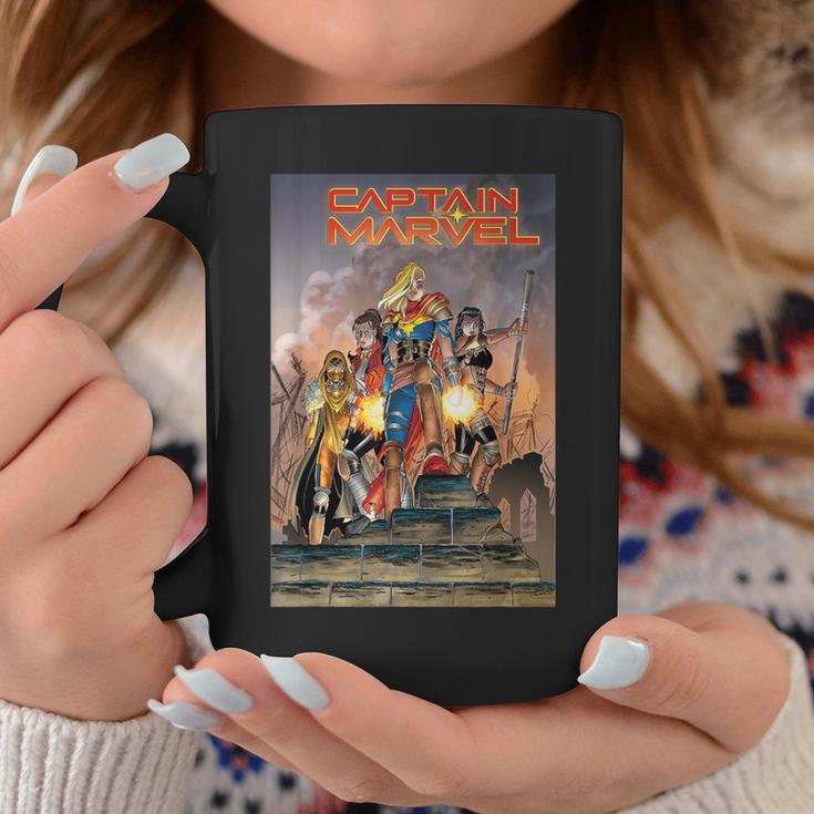 Marvel Comixology Captain Marvel Revolution Comic Book Cover Graphic Print Coffee Mug Unique Gifts