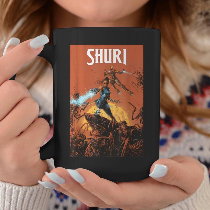 Marvel Comixology Shuri And Iron Man Comic Book Cover Graphic Print Coffee Mug Unique Gifts