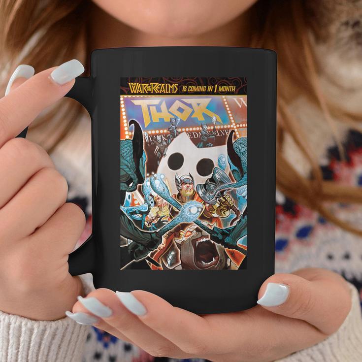 Marvel Comixology Thor Theater Comic Book Cover Graphic Print Coffee Mug Unique Gifts