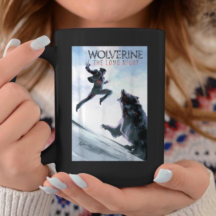 Marvel Comixology Wolverine Long Nights Comic Book Cover Graphic Print Coffee Mug Unique Gifts
