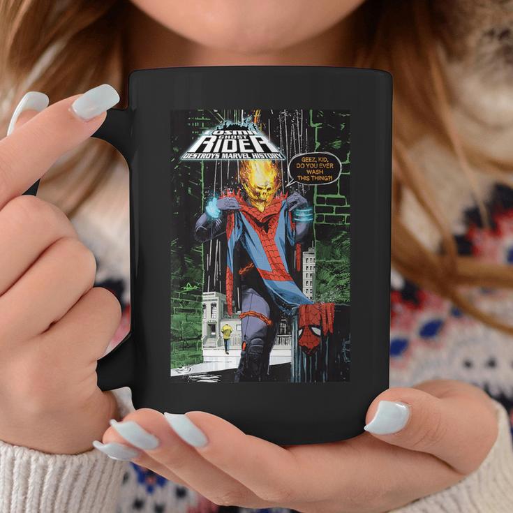Marvel Ghost Rider Destroys Marvel History Comic Book Cover Graphic Print Coffee Mug Unique Gifts Marvel Ghost Rider Destroys Marvel History Comic Book Cover Graphic Print Coffee Mug Unique Gifts
