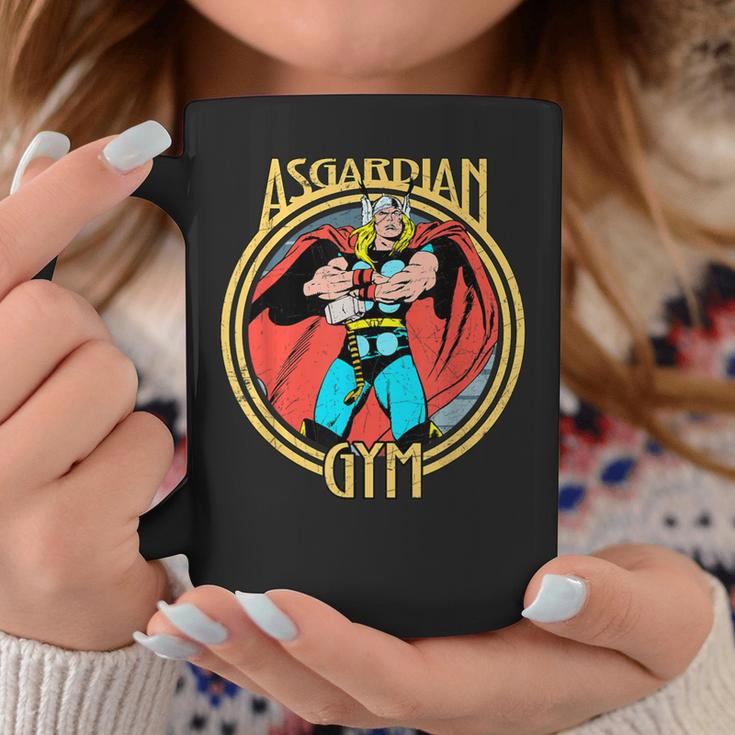 Marvel Thor Retro Comic Book Asgardian Gym Graphic Print Coffee Mug Unique Gifts