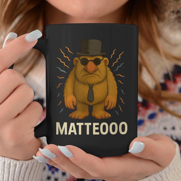 Matteooo イタリアンブレインロットミーム – シュールなaiクリーチャー コーヒーマグ 面白い贈り物