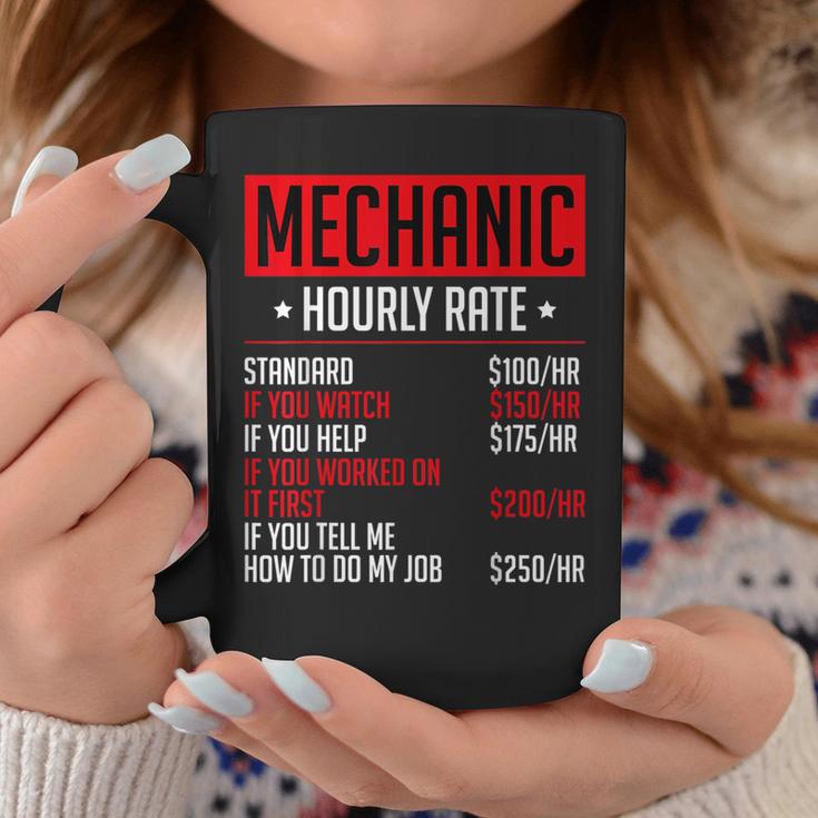 Mechanics Auto Mechanics メカニック 時給 カーメカニック コーヒーマグ 面白い贈り物