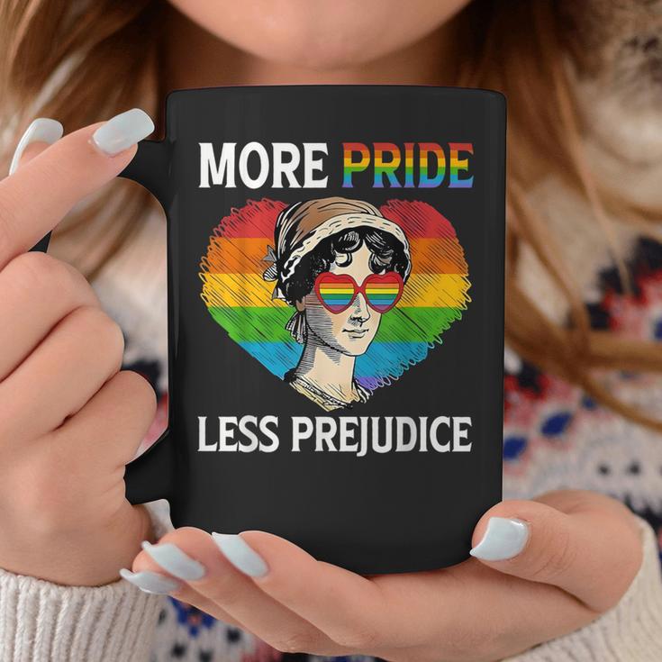 More Pride Less Prejudice Pride Month Lgbtq ゲイ レズビアン コーヒーマグ 面白い贈り物