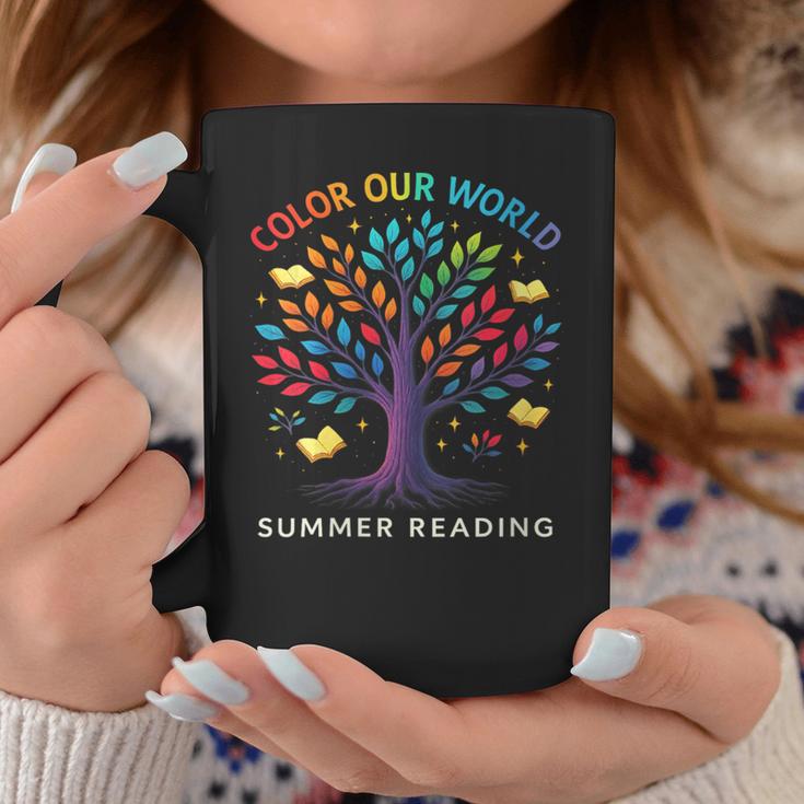 Mystical Tree Color Our World Summer Reading Books Graphic Print Coffee Mug Unique Gifts