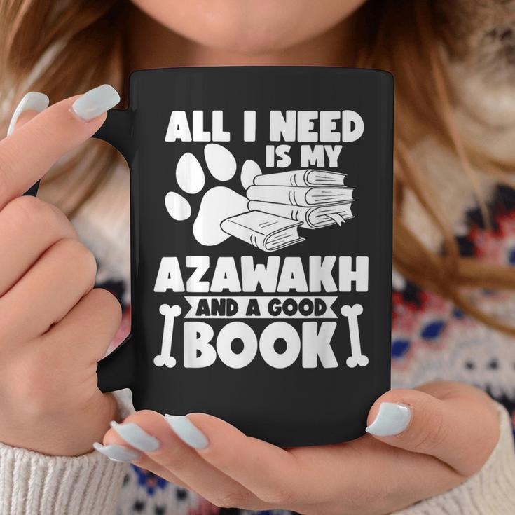 All i Need Is My Azawakh And a Good Book Graphic Print Coffee Mug Unique Gifts