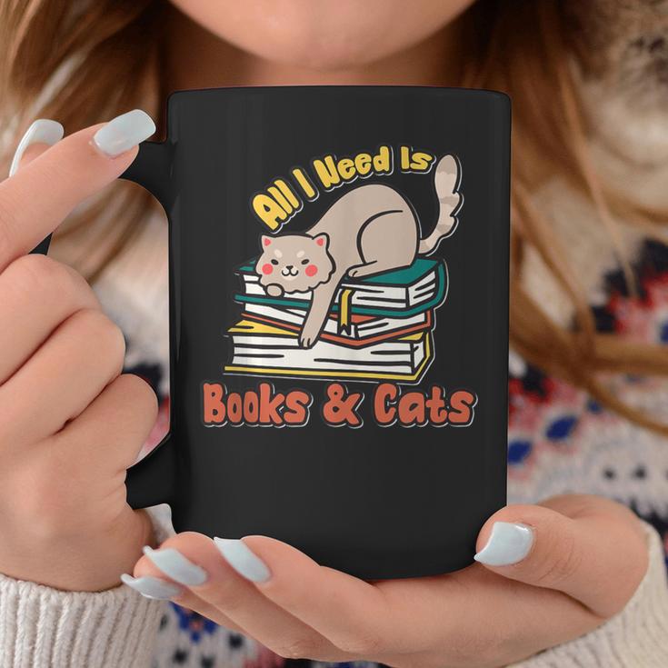 All I Need Is Books And Cats Book Lover Cat Lover Graphic Print Coffee Mug Unique Gifts All I Need Is Books And Cats Book Lover Cat Lover Graphic Print Coffee Mug Unique Gifts