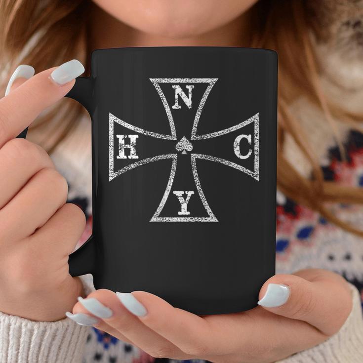 New York Hardcore Nyhc Iron Cross Iron Cross Wwhc コーヒーマグ 面白い贈り物