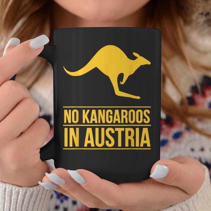 No Kangaroos In Austria コーヒーマグ 面白い贈り物