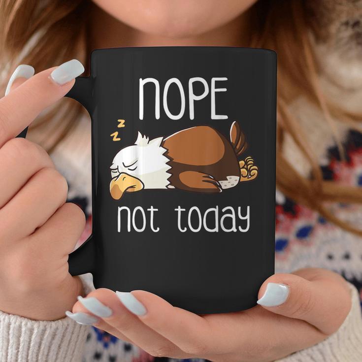 Nope Not Todayleeping American Bald Eagle Nap Early Bird コーヒーマグ 面白い贈り物