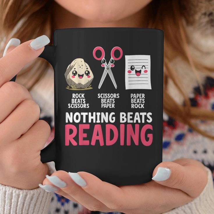 Nothing Beats Reading Rock Paper Scissors Book Lover Library Graphic Print Coffee Mug Unique Gifts Nothing Beats Reading Rock Paper Scissors Book Lover Library Graphic Print Coffee Mug Unique Gifts
