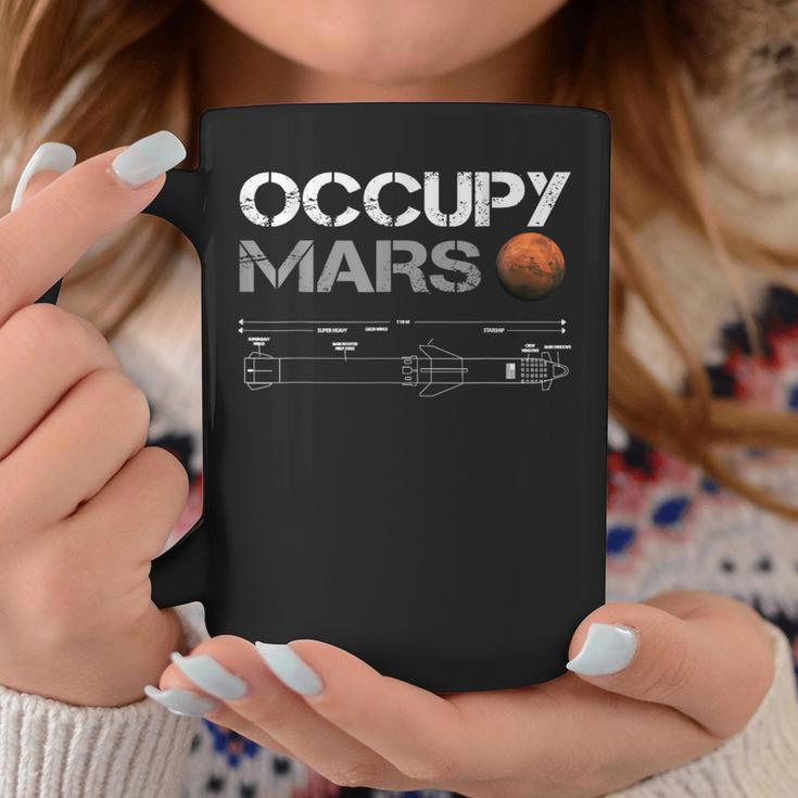 Occupy Mars ロケット コーヒーマグ 面白い贈り物