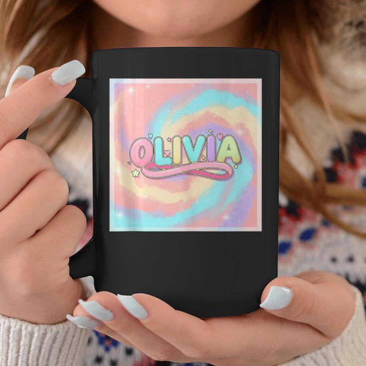 Olivia Comic Book Style Graphic Print Coffee Mug Unique Gifts