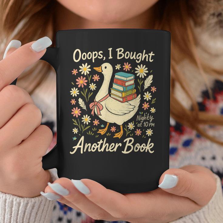 Ooops I Bought Another Book Goose Reader Graphic Print Coffee Mug Unique Gifts