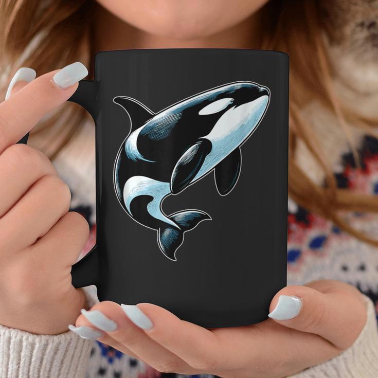 Orca シャツ オーシャン シャチ 恋人 男性 男の子 女の子 キッズ シャチ コーヒーマグ 面白い贈り物