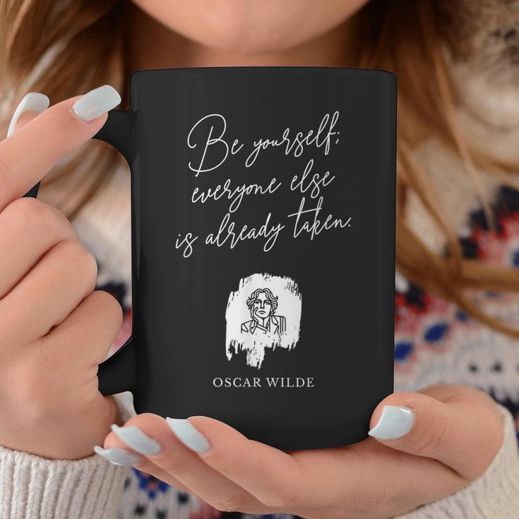Oscar Wilde Quote – Literary For Book Fans And Writers Graphic Print Coffee Mug Unique Gifts