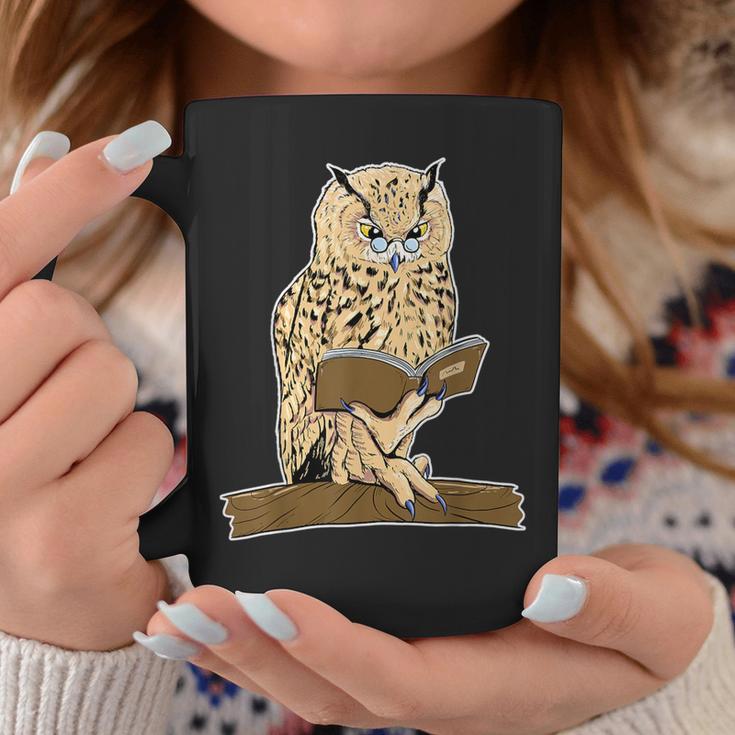 Owl Reading With Eye Glasses Book Student Teacher Bookworm For Men Women Kids Graphic Print Coffee Mug Unique Gifts Owl Reading With Eye Glasses Book Student Teacher Bookworm For Men Women Kids Graphic Print Coffee Mug Unique Gifts